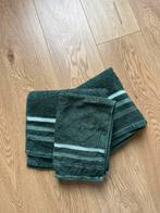 Vandyck handdoekenset - 3 stuks, diverse maten, Ophalen of Verzenden, Zo goed als nieuw, Groen, Handdoek
