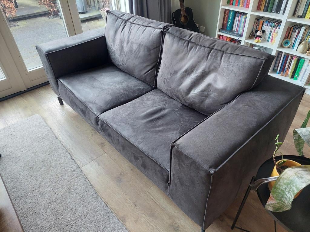 Bank antraciet (2,5-zits), Huis en Inrichting, Banken | Bankstellen, Ophalen