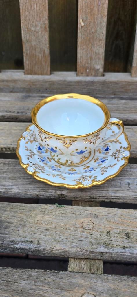 KPM 554 kop en schotel uit 1820 zeldzaam, Antiek en Kunst, Ophalen of Verzenden