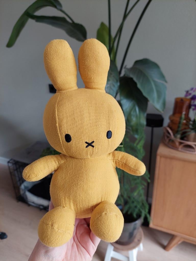 Gele Nijntje knuffel - Zacht en lief, Overige merken, Geel, Konijn, Nijntje