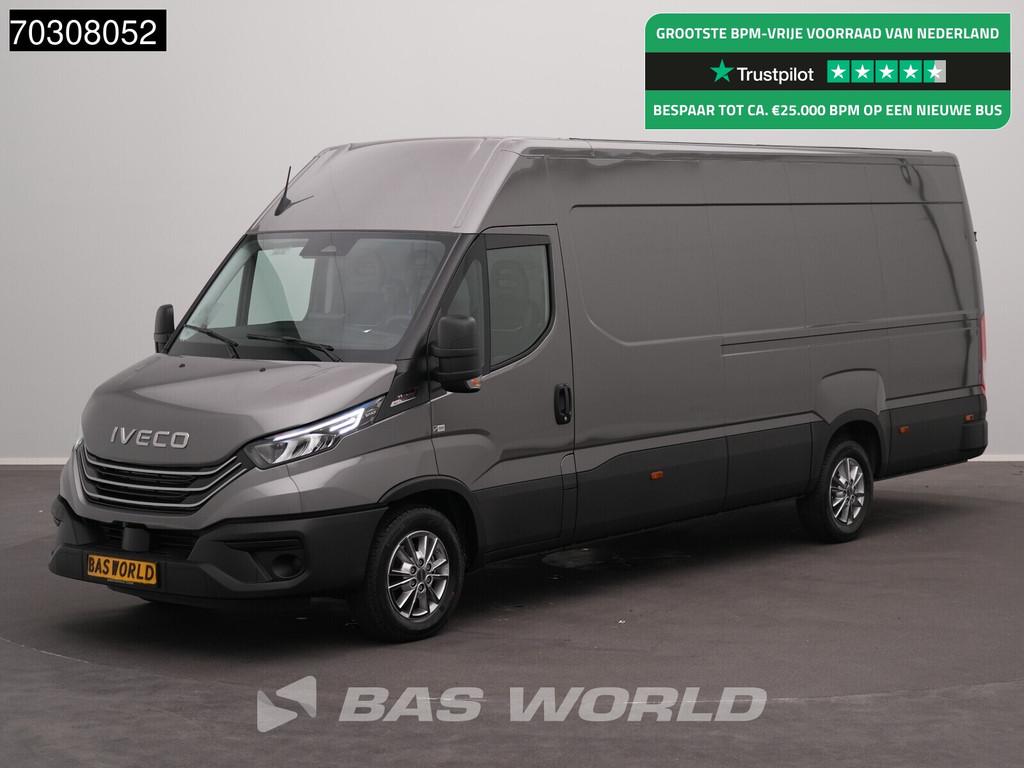 Iveco Daily 35S21 3.0L Automaat L3H2 210PK ACC LED Airco Cam, Auto's, Automaat, Stof, Euro 6, Iveco