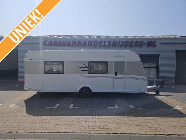Hymer Eriba 584 Tuma Mover!Uniek Model!!, Caravans en Kamperen, Caravans, Bedrijf, tot en met 4, 1250 - 1500 kg, Treinzit, Hymer