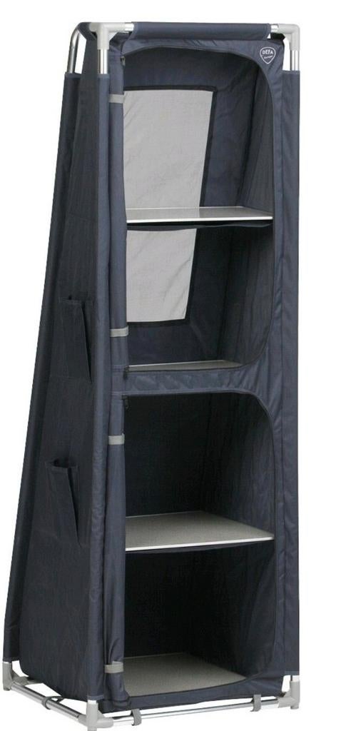 Campingkast Schuine 4vaks defa campingkast in opbergtas, Caravans en Kamperen, Ophalen, Gebruikt, Campingkast