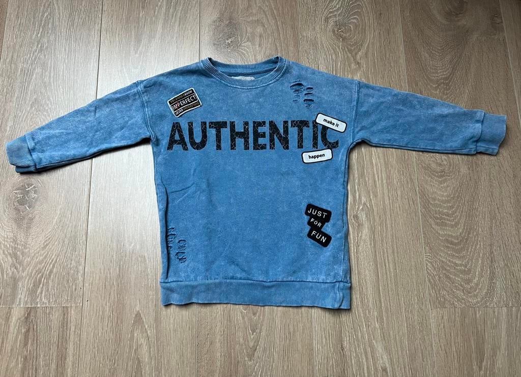 Zara trui blauw maat 104, Ophalen of Verzenden, Gebruikt, Jongen, Trui of Vest