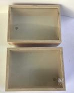 VITRINEKASTJES ALLES IN ÉÉN KOOP, Ophalen, 50 tot 100 cm, Zo goed als nieuw, Minder dan 100 cm