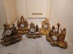 5 antieke romantica tafel klokken, Antiek en Kunst, Ophalen of Verzenden