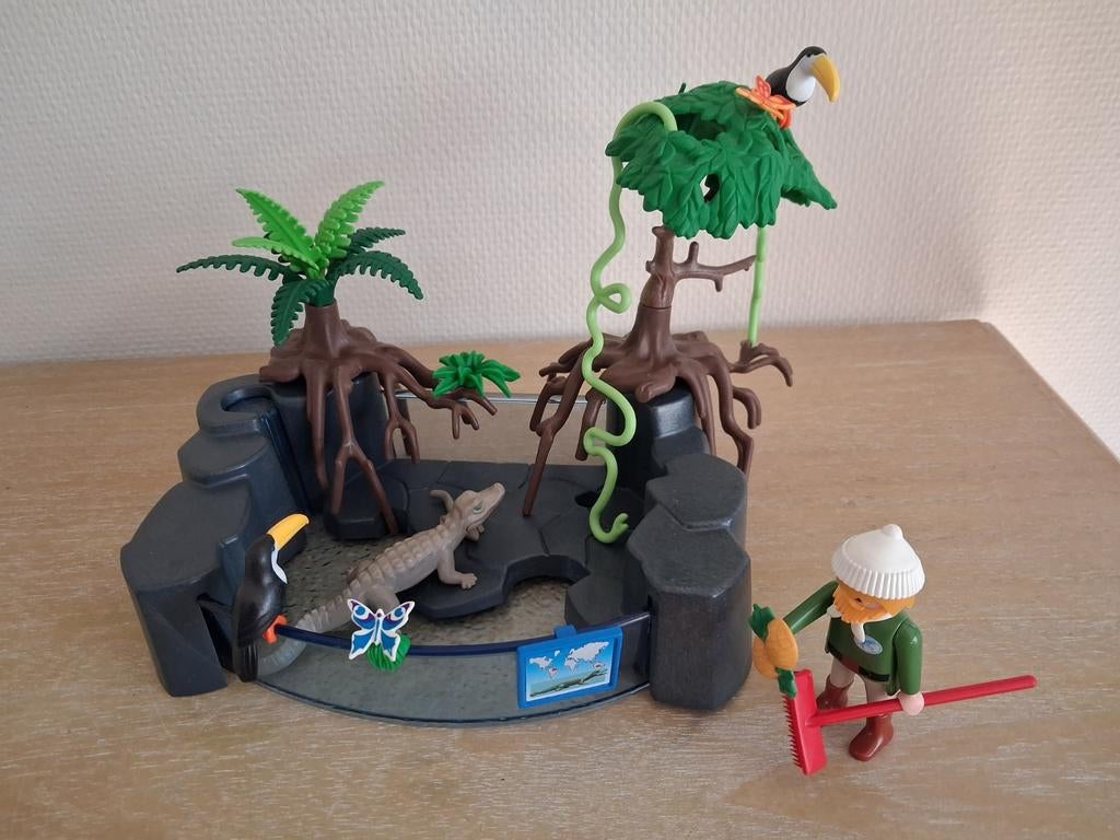 Playmobil krokodillenverblijf setnr 4463, Kinderen en Baby's, Speelgoed | Playmobil, Ophalen of Verzenden, Zo goed als nieuw, Complete set