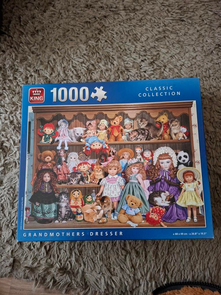 King puzzel 1000st..grandmother dresser, Ophalen, 500 t/m 1500 stukjes