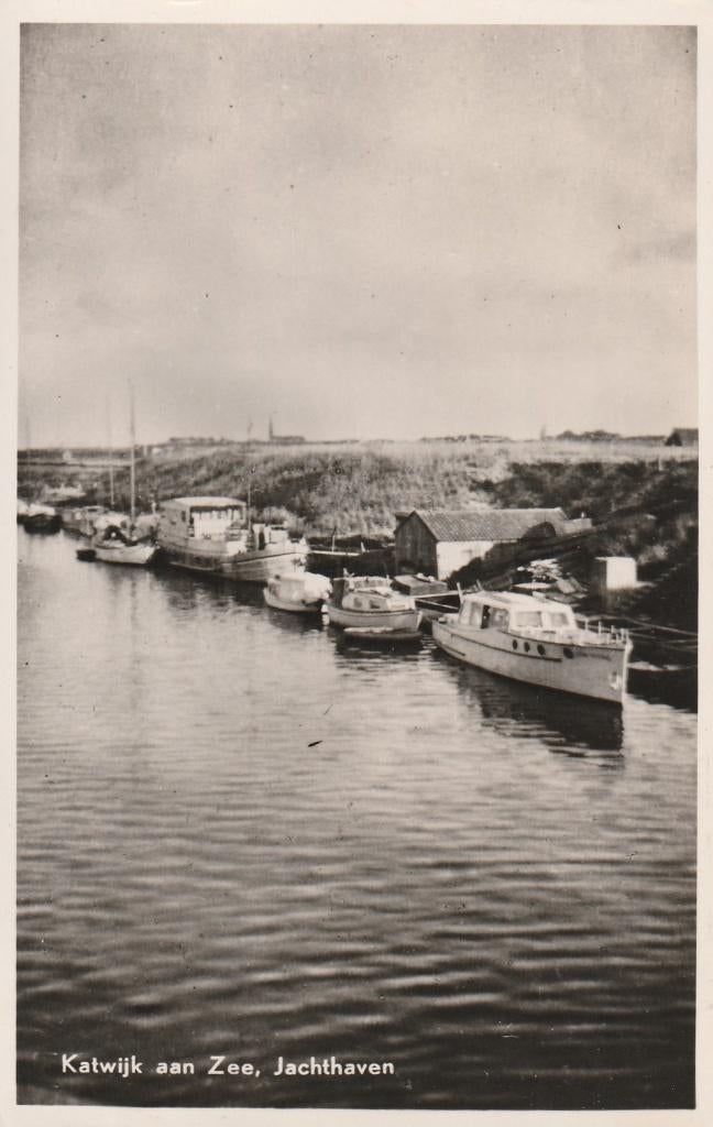 Katwijk aan zee Jachthaven, Ophalen of Verzenden, 1960 tot 1980, Gelopen, Zuid-Holland