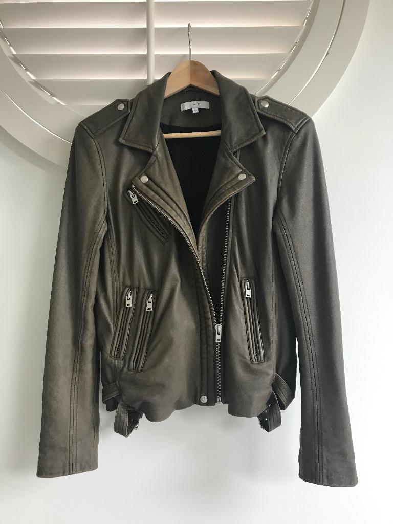 IRO lederen biker jack (Nieuw), Kleding | Dames, Maat 38/40 (M), Verzenden, Nieuw, IRO