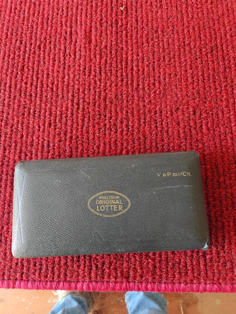 Vintage Tekenset "Original Lotter" in Etui, Antiek en Kunst, Antiek | Gereedschap en Instrumenten, Ophalen of Verzenden