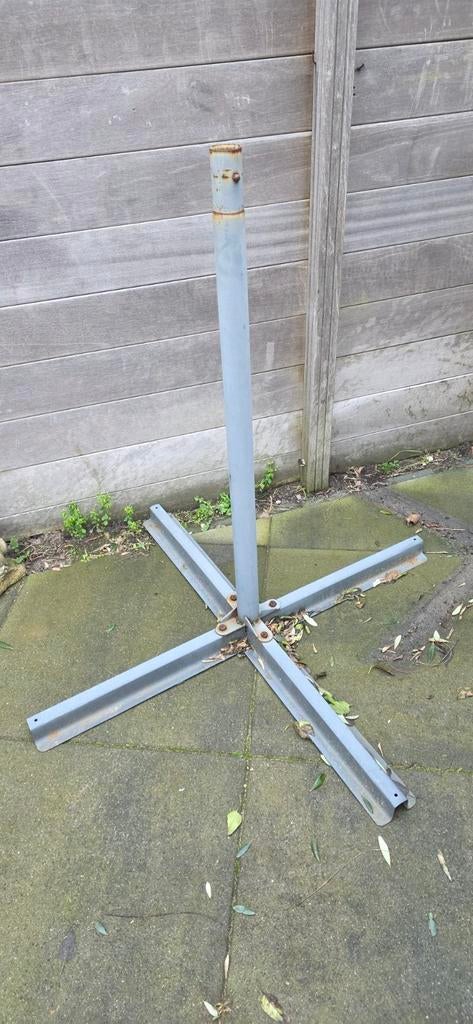 Zweefparasol - Gebruikt, inclusief voet, Tuin en Terras, Parasols, Ophalen, Verstelbaar, Gebruikt, 2 tot 3 meter