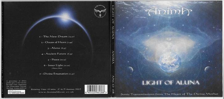 Anima - Light of Aluna, Cd's en Dvd's, Cd's | Meditatie en Spiritualiteit, Zo goed als nieuw, Overige typen, Ophalen of Verzenden