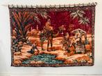 Vintage wandtapijt jaren 70 Arabische karavaan 170 x 117 cm, Info@bababoho.com, BabaBoho, Ophalen of Verzenden, Zo goed als nieuw