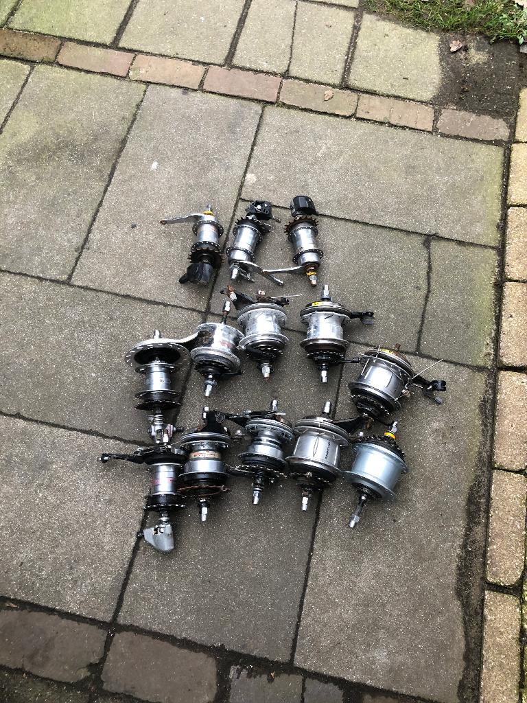 tk:Achterwiel naaf 26/28 inch( 3,4 ,7,8 versnelli)binnenwerk, Ophalen of Verzenden, Gebruikt, Wiel, Shimano Nexus