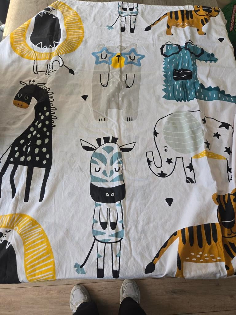 Kinder dekbedovertrek met kussensloop - Leenbakker, Overige kleuren, Jongetje of Meisje, Dekbedovertrek, Ophalen of Verzenden