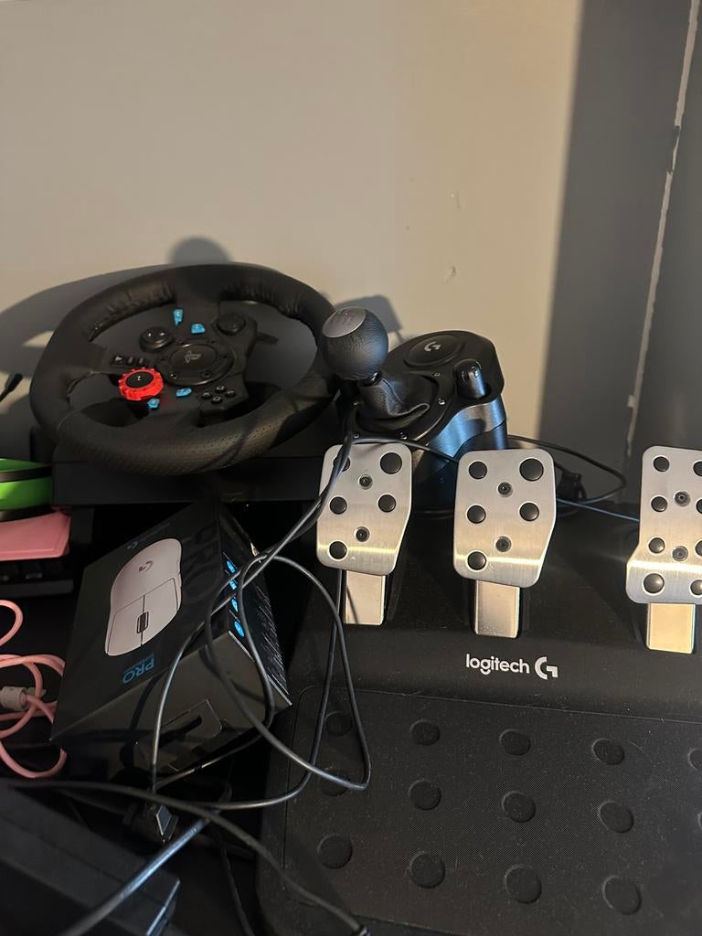 Logitech G29 racestuur met schakelpook, Ophalen, Gebruikt, Racen en Vliegen