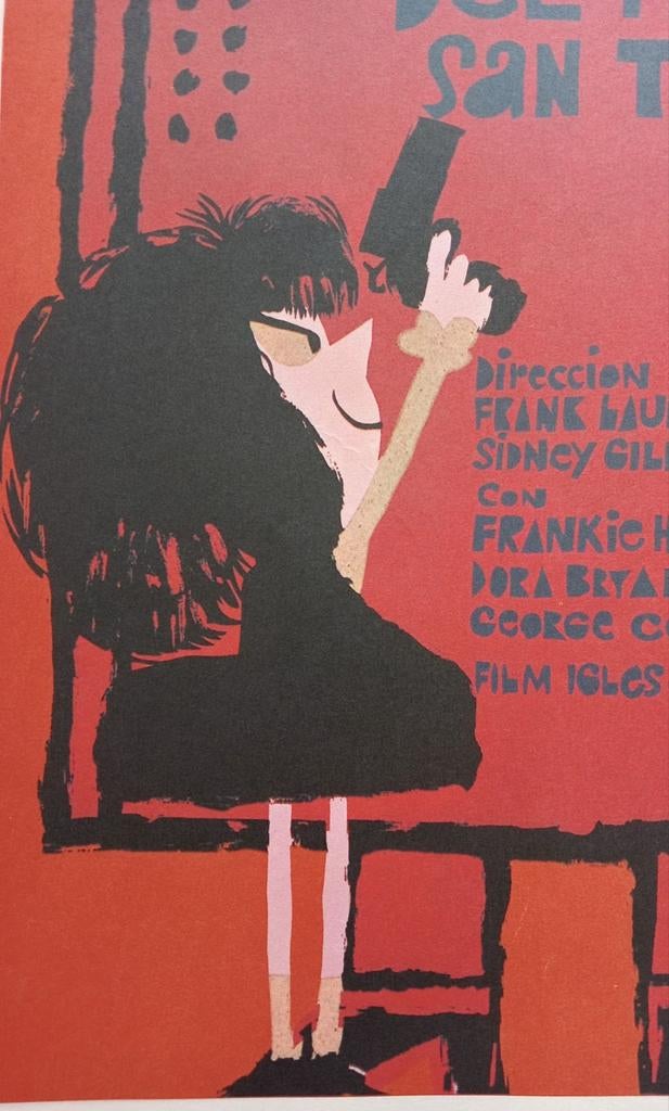 The Great Train Robbery film affiche Cuba 1970, Verzamelen, Ophalen of Verzenden, Gebruikt, A1 t/m A3, Film en Tv