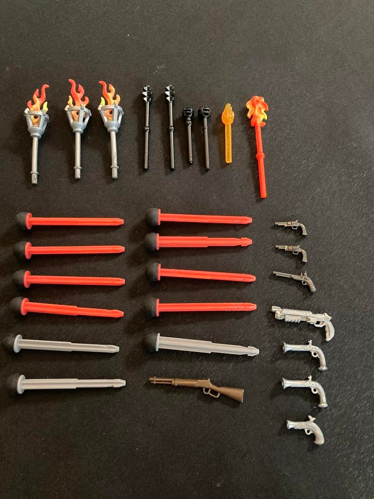 Playmobil pijlen, geweer ed…, Ophalen of Verzenden, Zo goed als nieuw