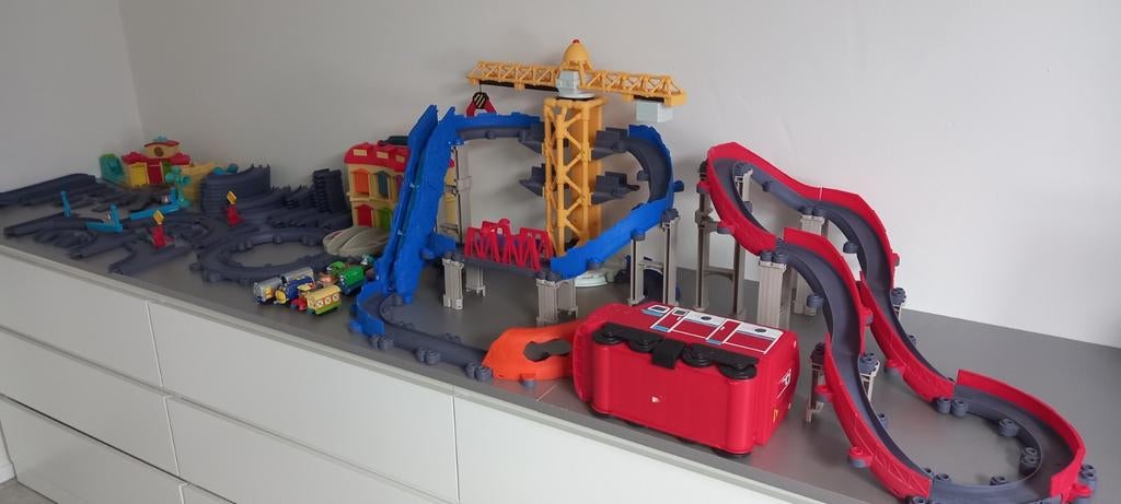 Chuggington speelsets + treinen, Ophalen, Gebruikt