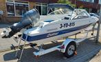 Speedboot Cutter Bowrider 40 PK Yamaha BBM 4 tact en trailer, Watersport en Boten, Ophalen, Zo goed als nieuw, Minder dan 70 pk