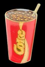 Coca- Cola beker met rietje pin, Verzenden, Nieuw, Merk, Speldje of Pin