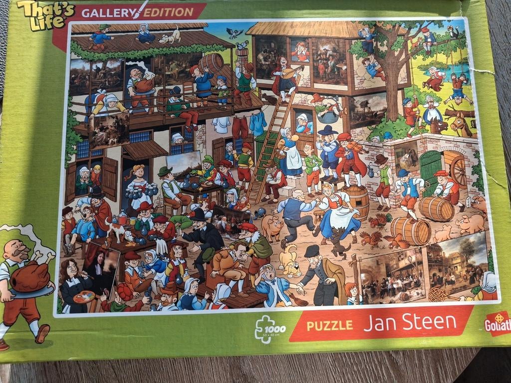 Jan Steen Puzzel 1000 stukjes - Gallery Edition, Ophalen of Verzenden