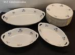 borden schaal schaaltjes antiek M Z Czechoslovakia blauw wit, Antiek en Kunst, Ophalen of Verzenden
