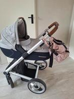 Mutsy Igo Pure grijs kinderwagen reiswieg en zitgedeelte, Gebruikt, Mutsy, Verstelbare duwstang, Ophalen