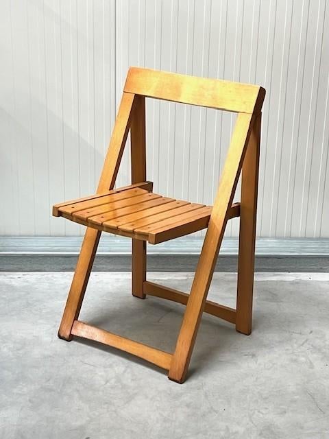 Jaren 70 klapstoelen 3x vintage Aldo Jacober retro prijs p/s, Huis en Inrichting, Stoelen, Gebruikt, Vintage, Ophalen of Verzenden