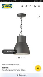 Hanglamp hektar van ikea donkergrijs, Ophalen, Gebruikt, Metaal, Minder dan 50 cm