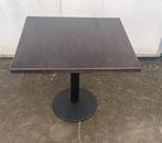 1 stuks horeca bistro restaurant tafels 70x80 cm bruin, Ophalen