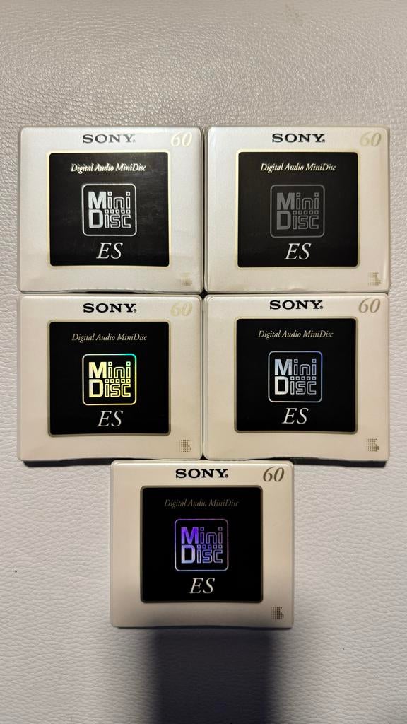 5 Sony MiniDisc MDW-60 ES, Ophalen of Verzenden, Overige typen