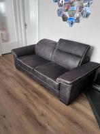Leer suede 2 zitsbank, Ophalen, 100 tot 125 cm, Tweepersoons, Zo goed als nieuw