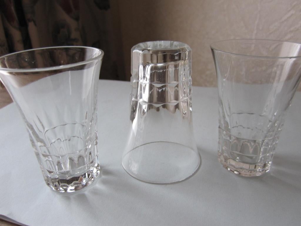 Vijf Val St Lambert borrelglaasjes - mery esneux slijpsel, Antiek en Kunst, Antiek | Glas en Kristal, Verzenden