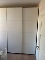 2 PAX / HASVIK IKEA kledingkasten 200x66x236 cm wit, Ophalen, Gebruikt, 200 cm of meer, Met plank(en)