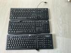 3x Toetsenbord: 2x Logitech K120, 1x HP PR1101U (Voetjes ont, Computers en Software, Toetsenborden, Ophalen, Qwerty, Gebruikt