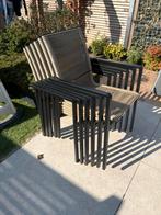 Eettafel tuin stoelen Yoi by Borek, Ophalen, Zo goed als nieuw, Metaal, Stapelbaar
