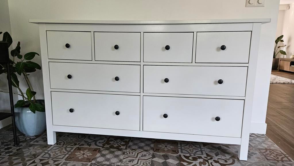 Ikea Hemnes ladekast of commode, Huis en Inrichting, Kasten | Ladekasten, Ophalen, 5 laden of meer, 150 tot 200 cm, Zo goed als nieuw