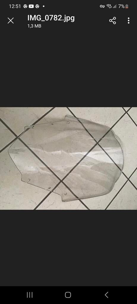 Windscherm Yamaha Fazer FZ1 2006, Ophalen of Verzenden, Gebruikt