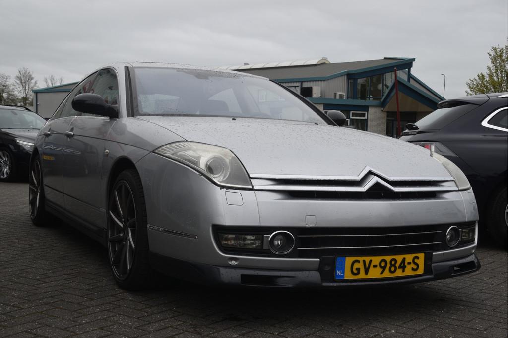 Citroën C6 3.0 V6 Exclusive Navi | open dak | Head-up | Xen, Auto's, Citroën, Gebruikt, Zwart, C6, Verwarming stoelen achter
