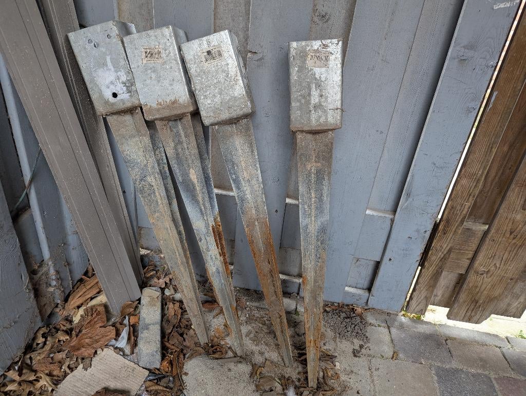 Paalhouder punt, Ophalen, Gebruikt, Minder dan 180 cm, Palen