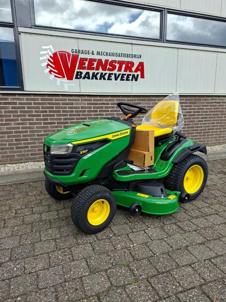 john deere x167 nieuw, Ophalen, John deere, Nieuw, 120 cm of meer
