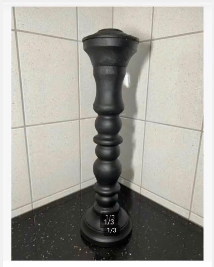 Hoedenstand zwart hout hoog 40 cm, Ophalen of Verzenden