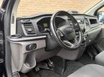 Ford Transit Custom 2.0TDCI 130PK Lang / 2x Schuifdeur / Cru, Auto's, Voorwielaandrijving, Huisgarantie, 4 cilinders, Zwart