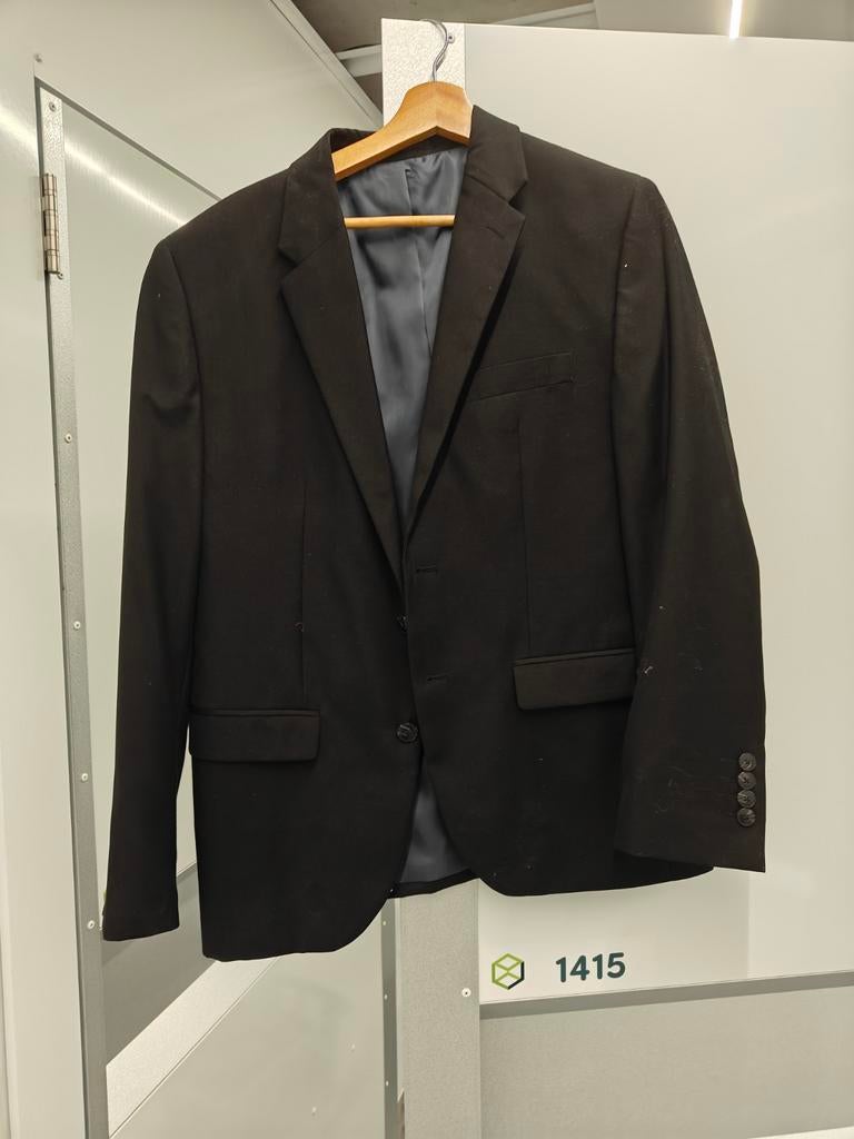 Zwart colbert Angelo Litrico – maat 50 – nette staat, Kleding | Heren, Kostuums en Colberts, Ophalen, Zo goed als nieuw, Zwart