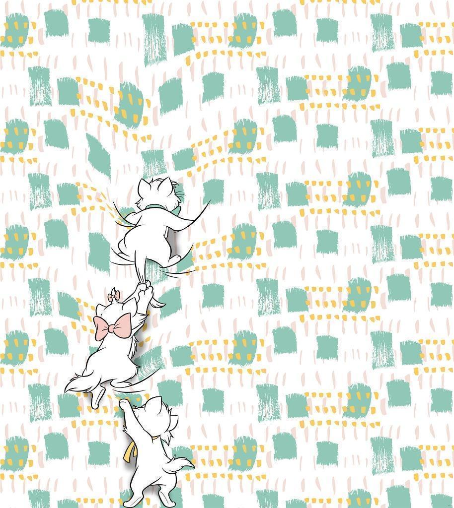 Aristocats Vlies Behang 250x280 - Disney - Gratis Verzending, Ophalen of Verzenden, Minder dan 10 m²