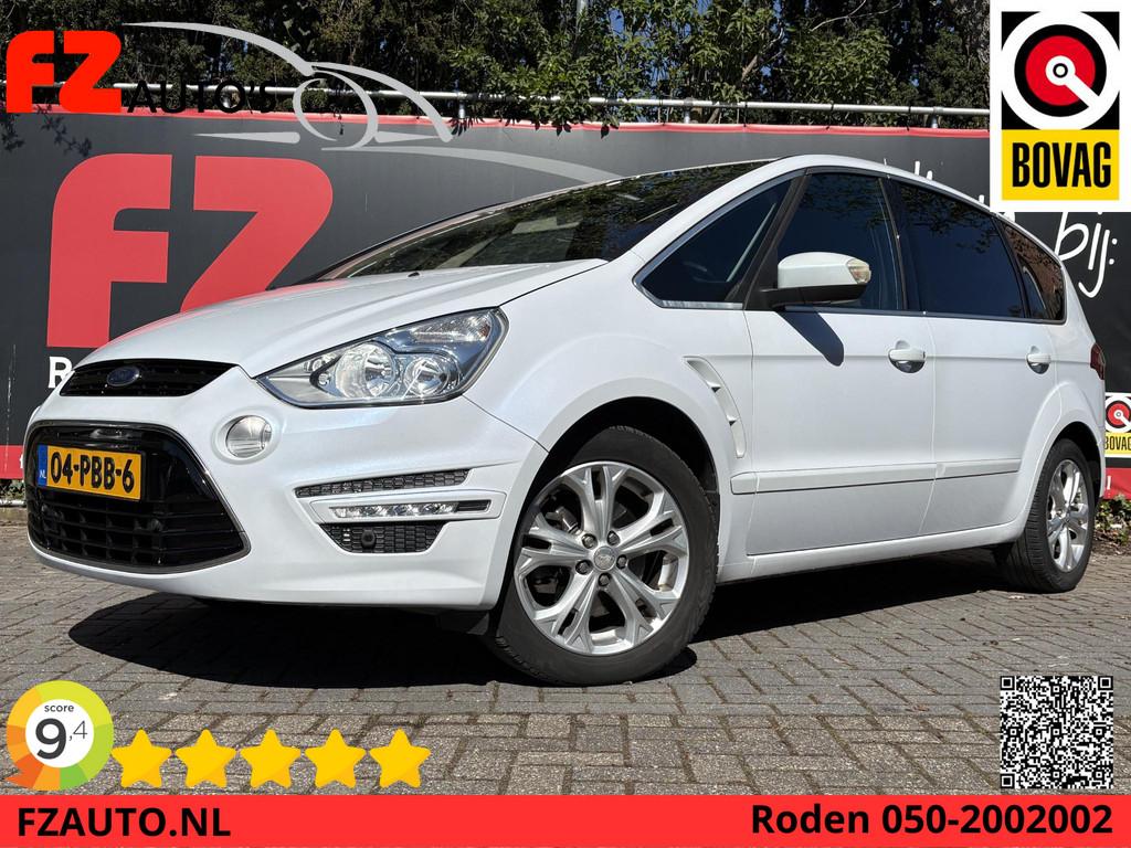 Ford S-Max 2.0 Titanium 7p. - Navigatie - Cruise Control - C, Voorwielaandrijving, Stof, Gebruikt, 4 cilinders