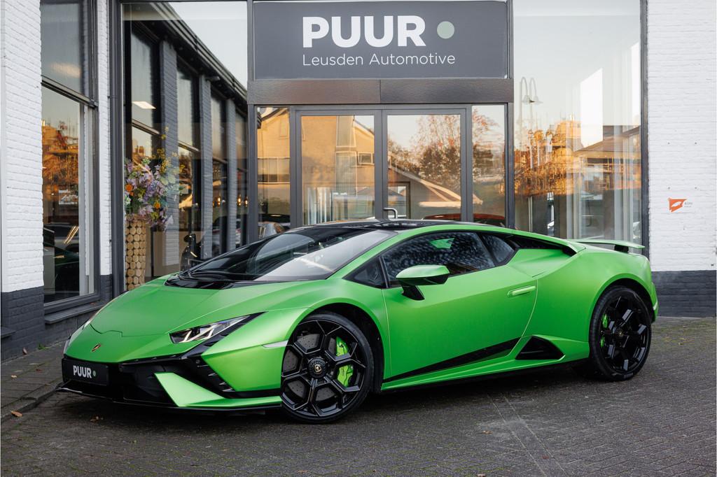 Lamborghini Huracan Tecnica 5.2 V10 RWD Verde Selvans Matte, Auto's, Lamborghini, Automaat, Achterwielaandrijving, Gebruikt, 5204 cc