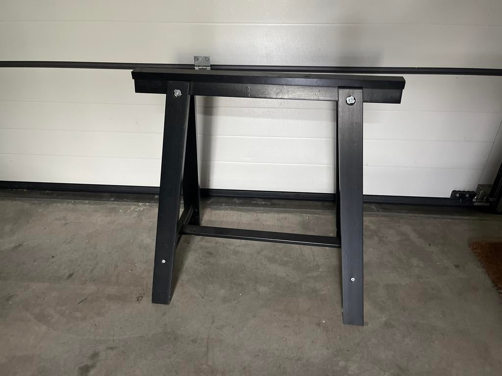 IKEA Oddvald schraag - Zwart, Ophalen, Tafelpoot, Gebruikt, Minder dan 50 cm